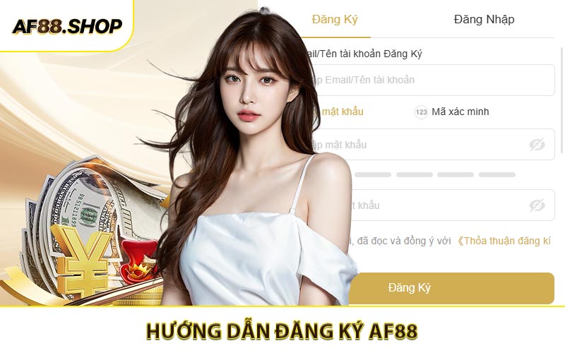 Đăng ký AF88 điền thông tin cá nhân